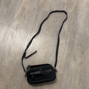 DVF Black Crossbody Bag amazing leather camera bag lots of life left!